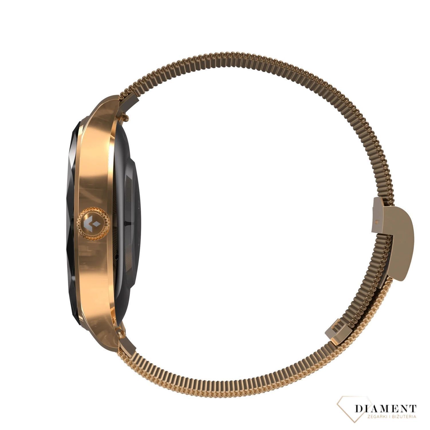 Smartwatch damski Garett Viva złoty stalowy gratis pasek Damski Smartwatch Garett. Smartwatch Garett damski na bransolecie. Smartwatch damski w srebrnym kolorze. Damski Smartwatch Garett na 777.jpg